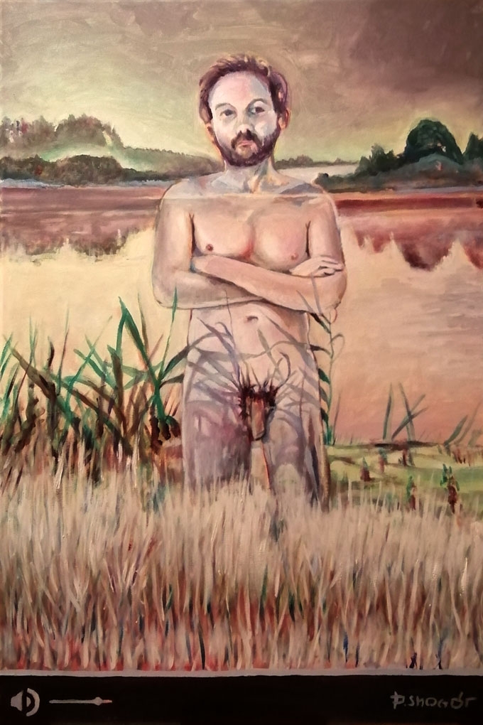 człowiek w trawie - Piotr Smogór