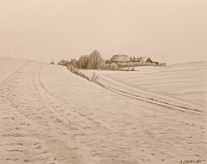 pejzaż zimowy - Piotr Smogór