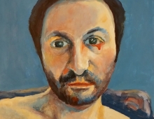 Piotr Smogór - autoportret z cieknacym okiem