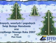 Kartka Świąteczna, grafika komputerowa, 2003