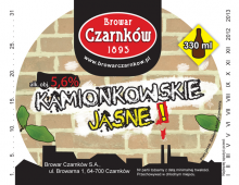 Kamionkowskie Jasne, etykieta piwa, 2012, Wrocław